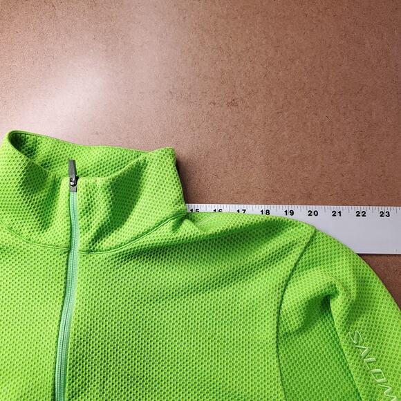 Salomon Active 1/4 Zip Pullover Men L Mock Neck Long Sleeve Gorpcore Techwear - Picture 4 of 15